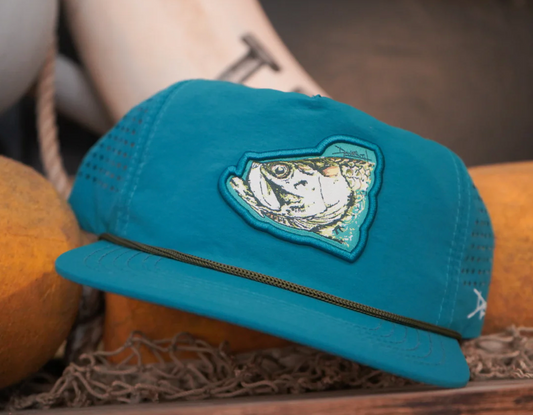 Staunch Danforth Tarpon Teal Men's Rope Hat