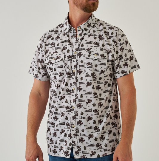 Burlebo Cowboy Country Performance Men's Shirt