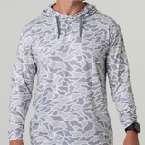 Burlebo White Camo Performance Men's Pullover