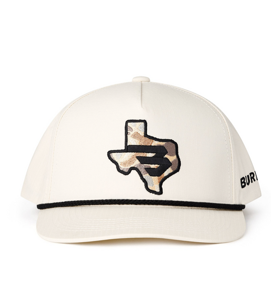 Burlebo Texas Camo Flying B Pintail Camo Men's Rope Hat