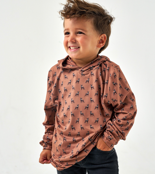 Burlebo Whitetail Deer Performance Boys Pullover