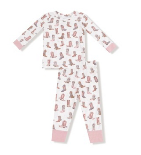 Angel Dear Future Cowgirl Girls Two Piece Pajamas