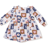 Angel Dear Patchwork Cowgirl Girls Dress
