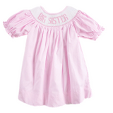 Shop Teeta Girls Smocked Big Sister Pink Gingham Dress