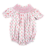 Shop Teeta Girls Smocked Cowboy Christmas Bubble Dress