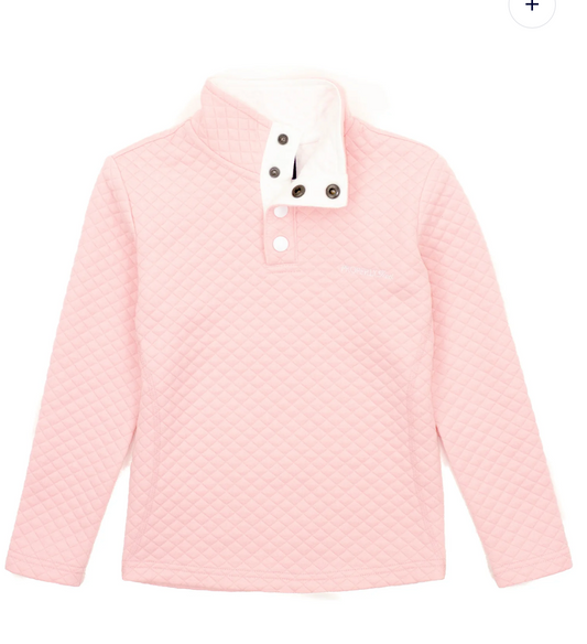 Properly Tied Girls Social Light Pink Pullover