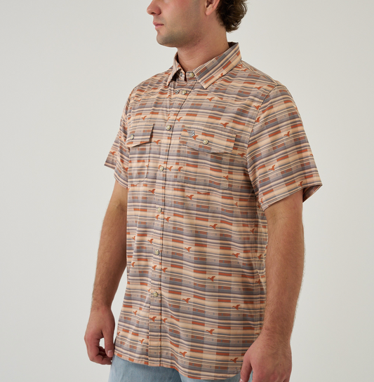 Burlebo Mens Duck Hunter Performance Western Pearl Snap Shirt