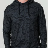 Burlebo Men's Black Camo Performance Pullover