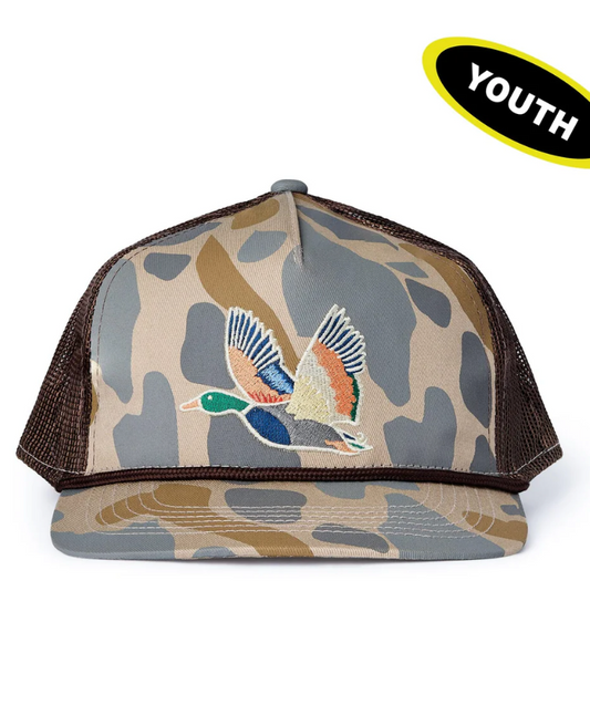 Burlebo Youth Retro Duck Camo Boys Hat