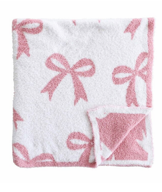 Luxe Bows Baby Blanket