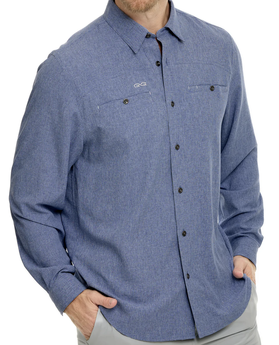 GameGuard Indigo Maverick Mens Long Sleeve Shirt
