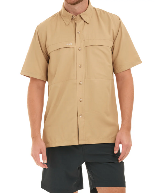 GameGuard Khaki Explorer Men's Short Sleeve Shirt