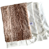 Fawn Luxe Cuddle Blanket - Straight Satin