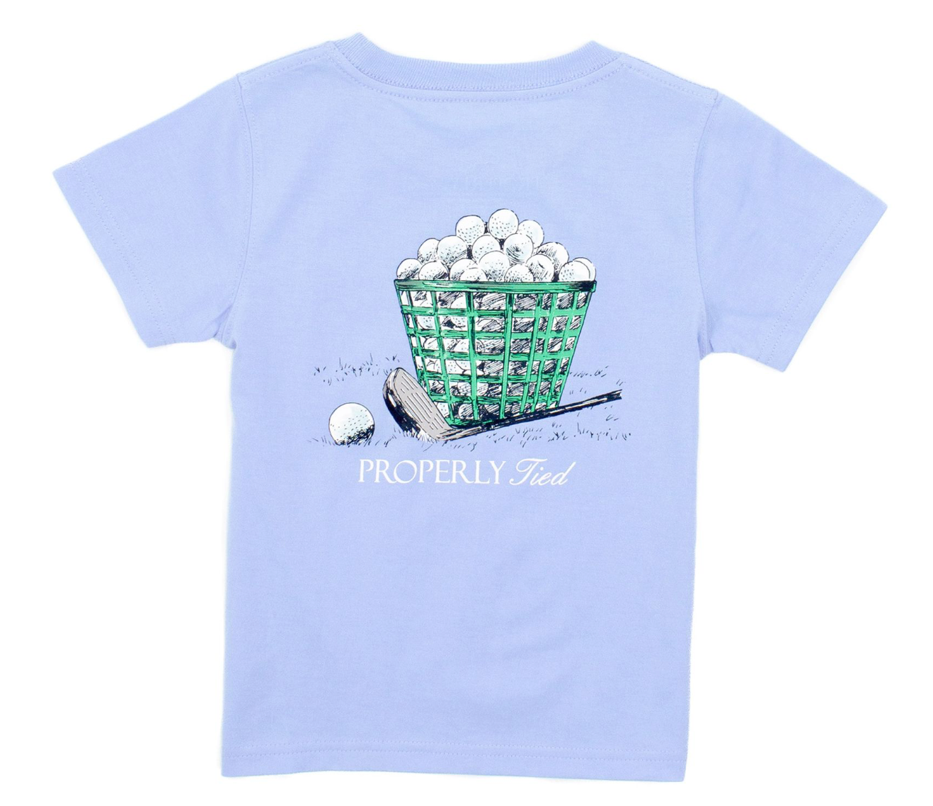 Properly Tied Golf Range Short Sleeve Boys Shirt
