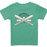 Properly Tied Baseball Shield Short Sleeve Boys Shirt
