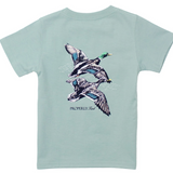 Properly Tied Migration Mallard Duck Short Sleeve Boys Shirt