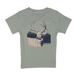 Properly Tied Boys Buck Deer Short Sleeve Shirt