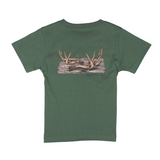 Properly Tied Boys Antler Deer Shed Short Sleeve Shirt