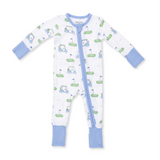 Angel Dear Golf Carts Blue Boys Bamboo Onesie
