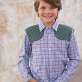 BlueQuail Boys Aspen Plaid Ranch Long Sleeve Shirt