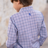 BlueQuail Boys Aspen Plaid Ranch Long Sleeve Shirt