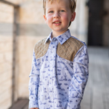 BlueQuail Boys Terlingua Ranch Long Sleeve Shirt