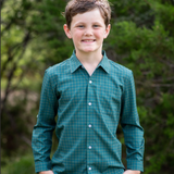 BlueQuail Boys Holiday Tattersall Long Sleeve Shirt