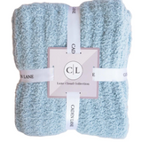 Luxe Slate Blue Baby Blanket