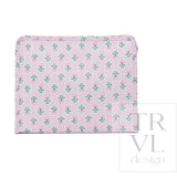 TRVL Petite Fleur Pink Large Roadie Pouch