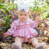Shop Teeta Valentines Lover Heart Smocked Girls Bubble