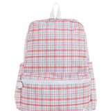 TRVL Classic Red Plaid Backpack