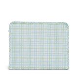 TRVL Green Plaid Large Roadie Pouch