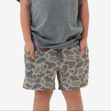 Burlebo Youth Classic Deer Camo Boys Athletic Shorts