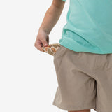 Burlebo Boys Khaki Venado Camo liner Athletic Shorts