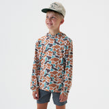 Burlebo Bayside Camo Performance Boys Pullover Hoodie