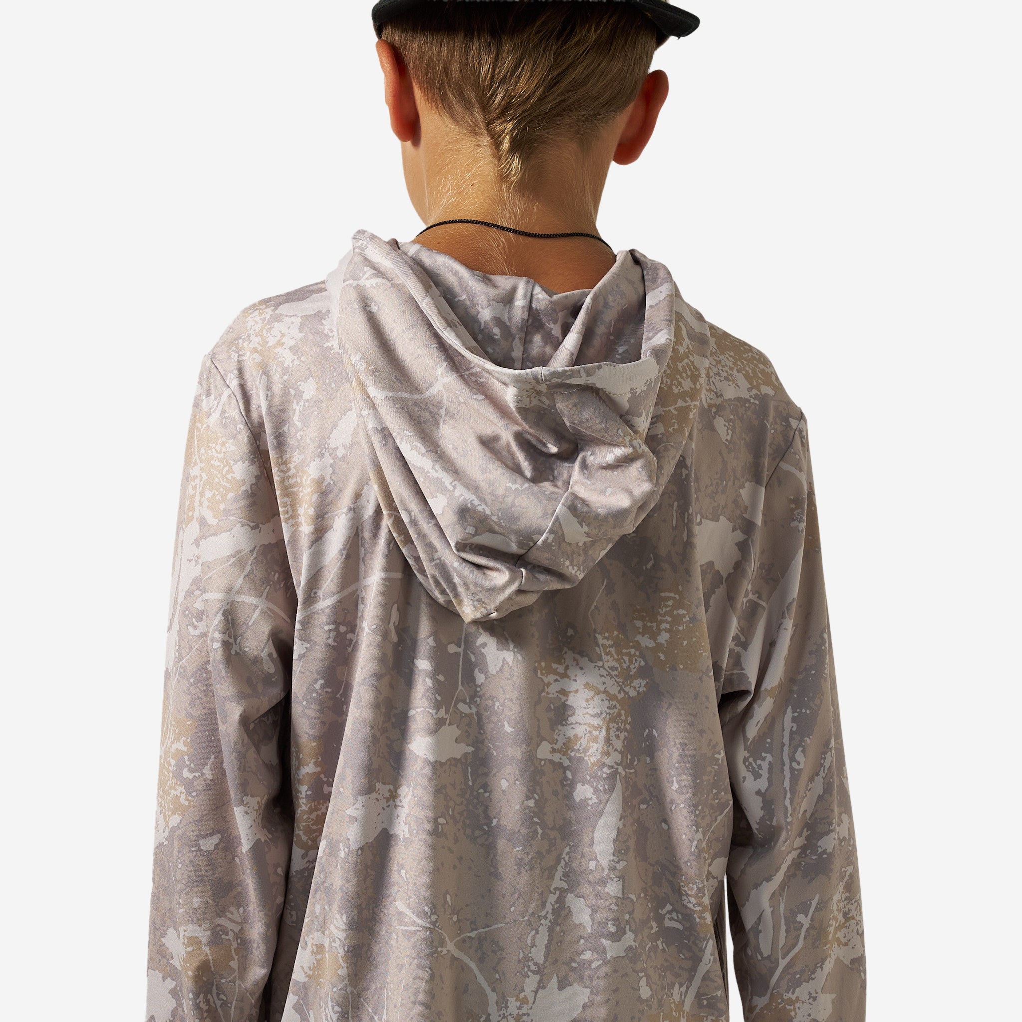 Burlebo Boys Drifter Camo Performance Hoodie