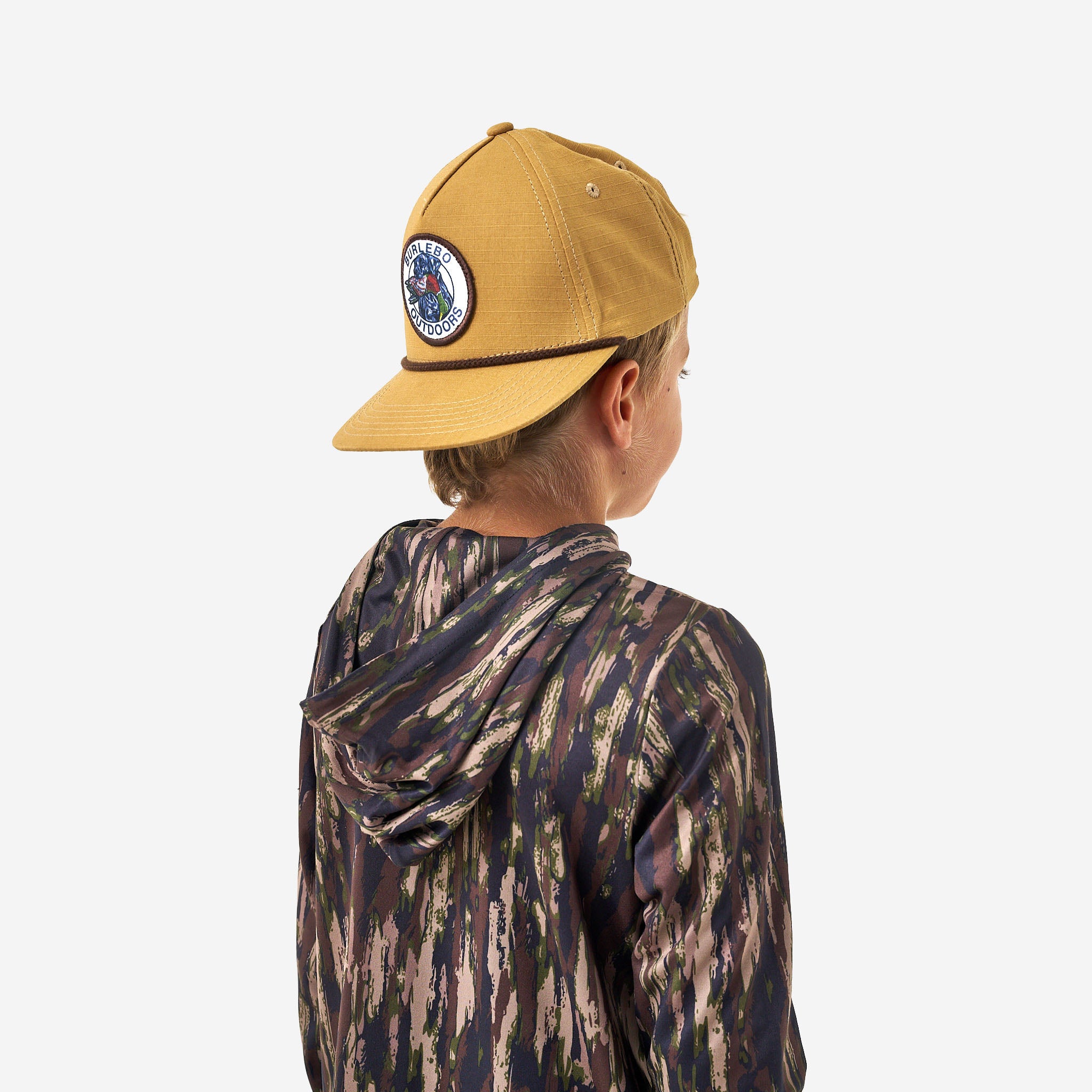 Burlebo Boys Midland Camo Performance Hoodie