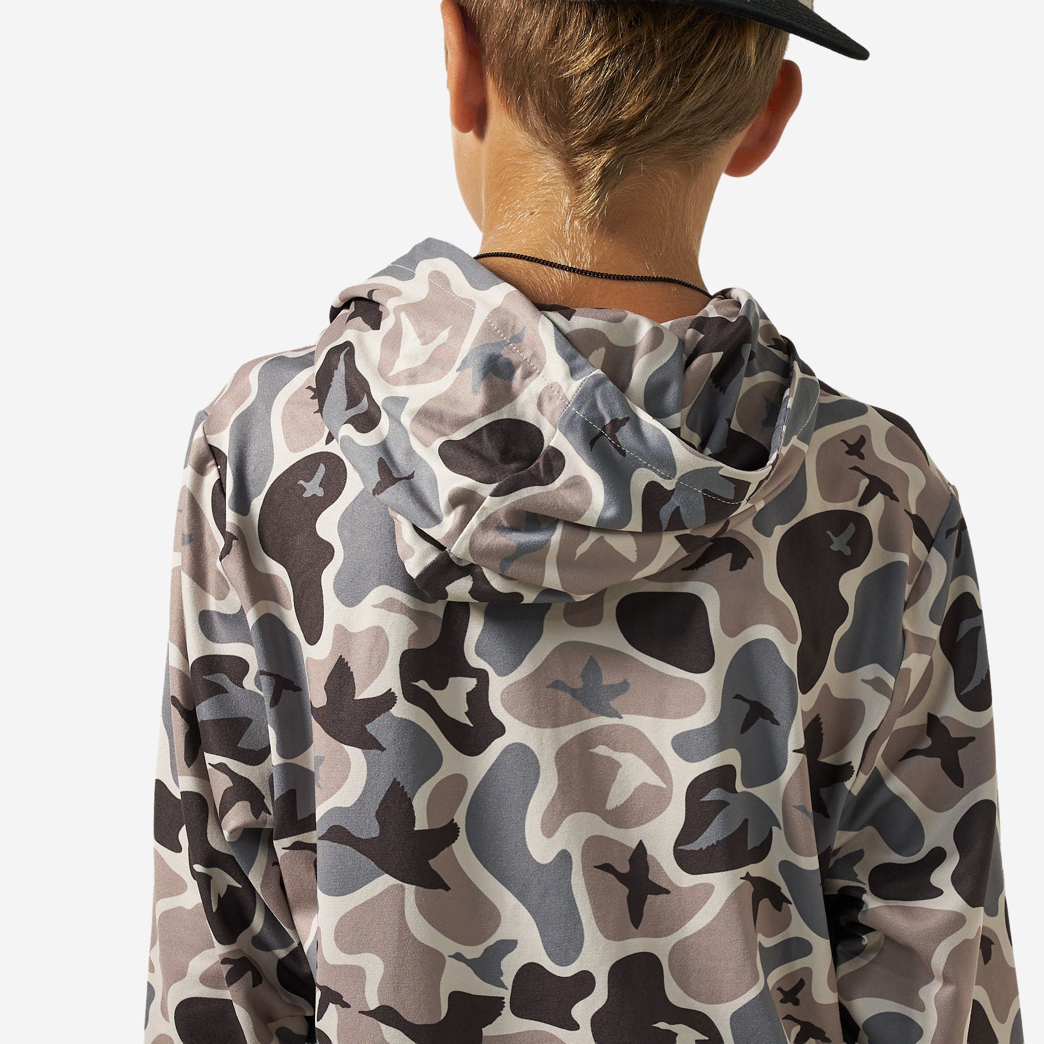 Burlebo Boys Mallard Mayhem Performance Hoodie