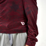 Burlebo Youth Maroon Texas Camo Boys Performance Pullover