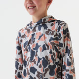 Burlebo Vintage Camo Performance Boys Pullover Hoodie