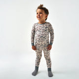 Burlebo Classic Deer Camo Two Piece Pajama Set