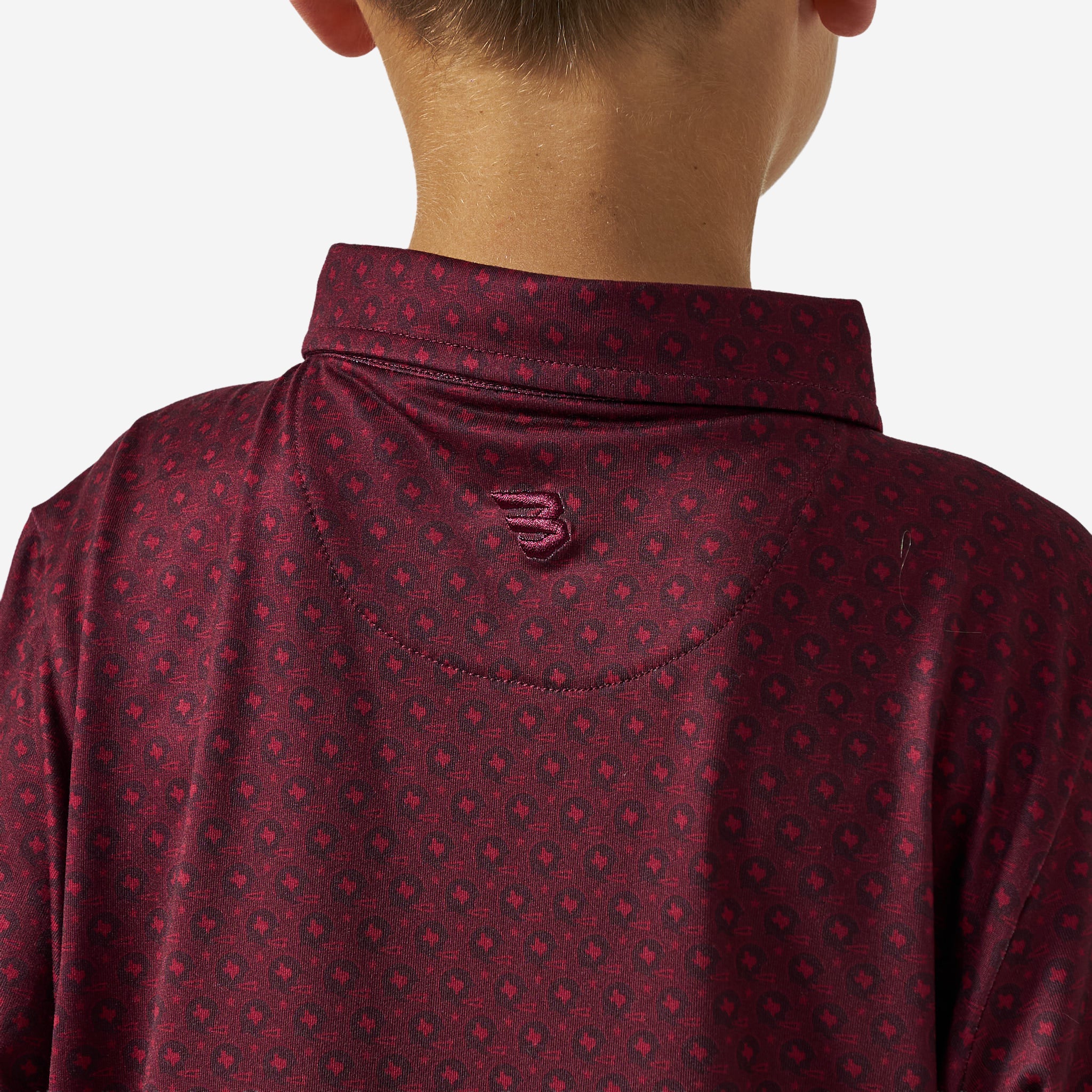 Burlebo Boys A&M Helmet Performance Polo