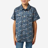 Burlebo Boys Desert Night Performance Western Shirt