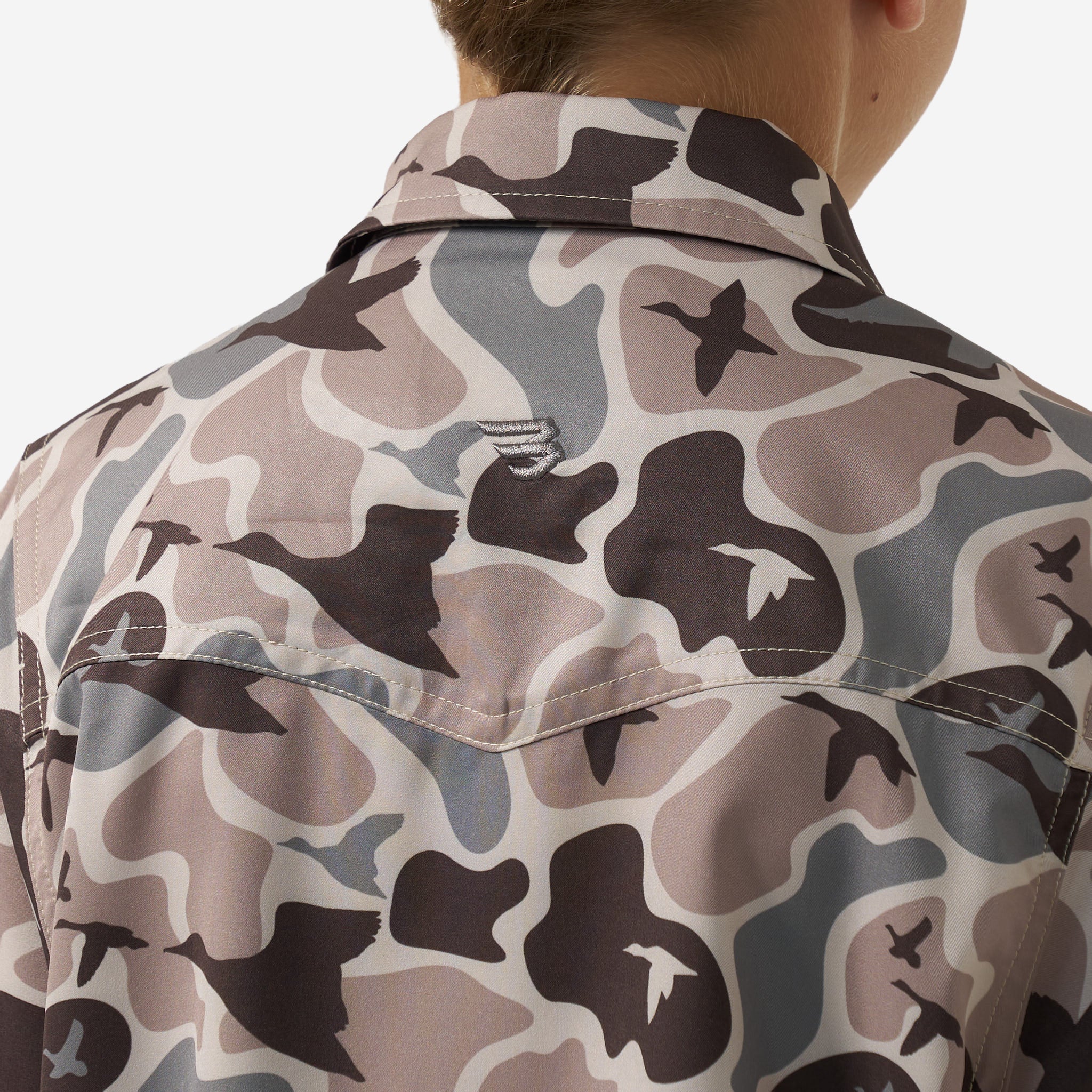 Burlebo Boys Mallard Mayhem Performance Western Shirt