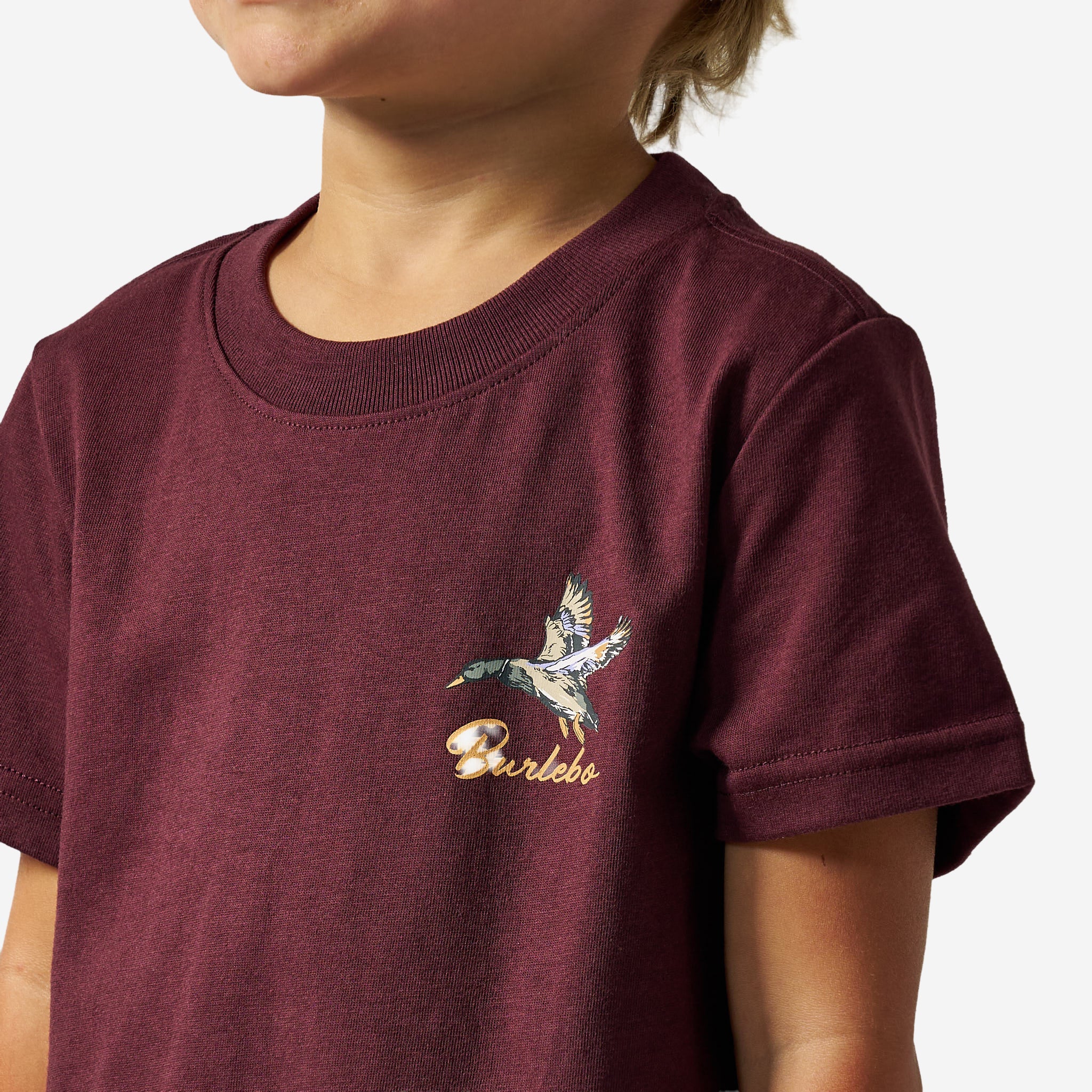 Burlebo Boys Heather Maroon Triangle Pintail duck