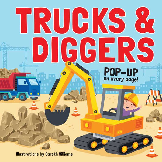 Trucks & Diggers Pop Up Book