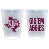 Shatterproof Cup 10 Pack Texas A&M University/Gig 'em Aggies