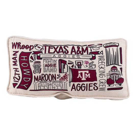 Texas A&M Collage Pillow