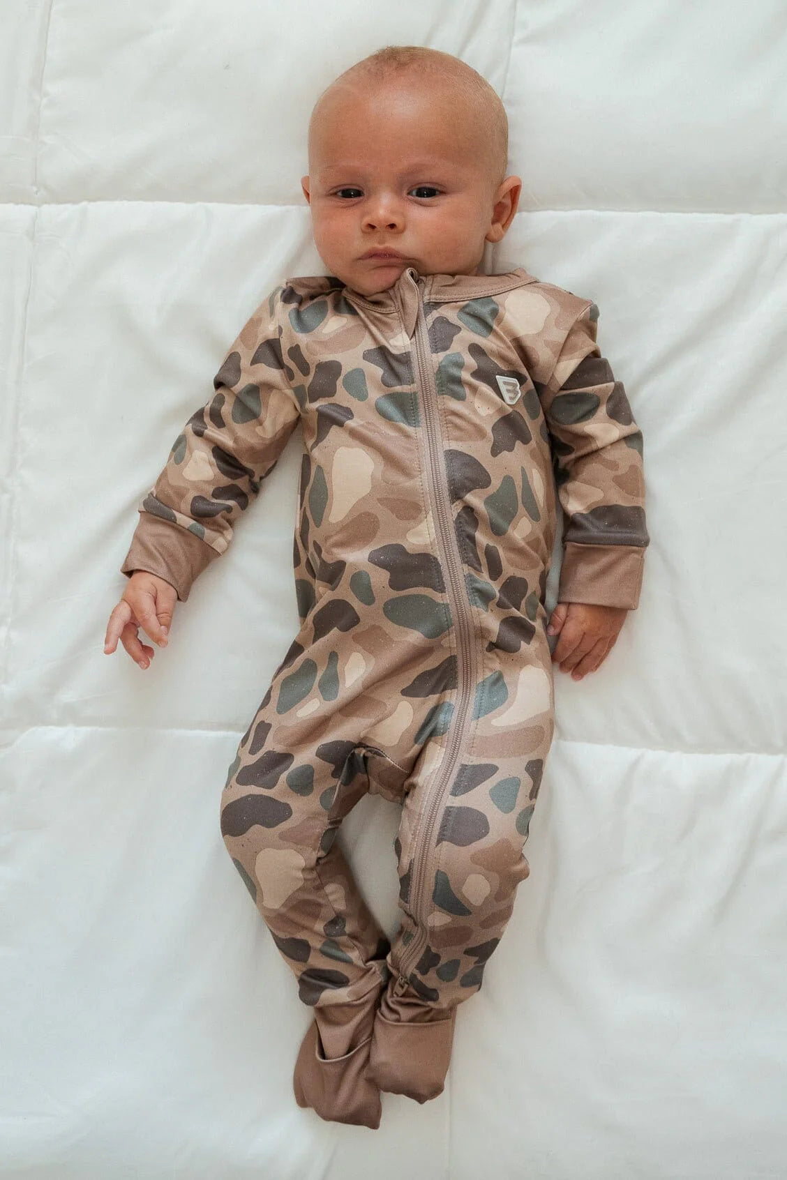 Burlebo Zip Up Onesie Pintail Camo