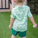 Blue Quail Dogwood Performance Boys Polo Shirt